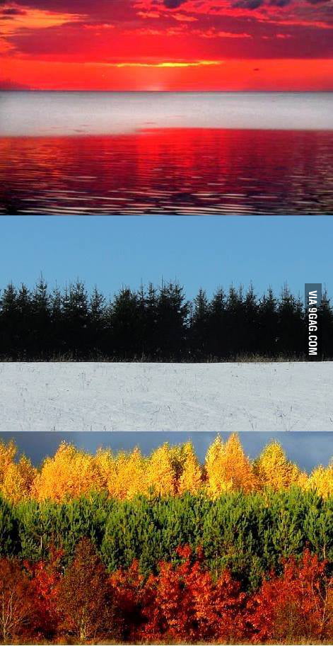 Summer in Latvia, winter in Estonia and autumn in Lithuania. All these ...