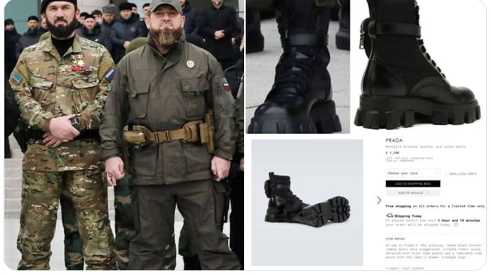 F**king Chechen clown with its Prada boots... Kadõrov... - 9GAG