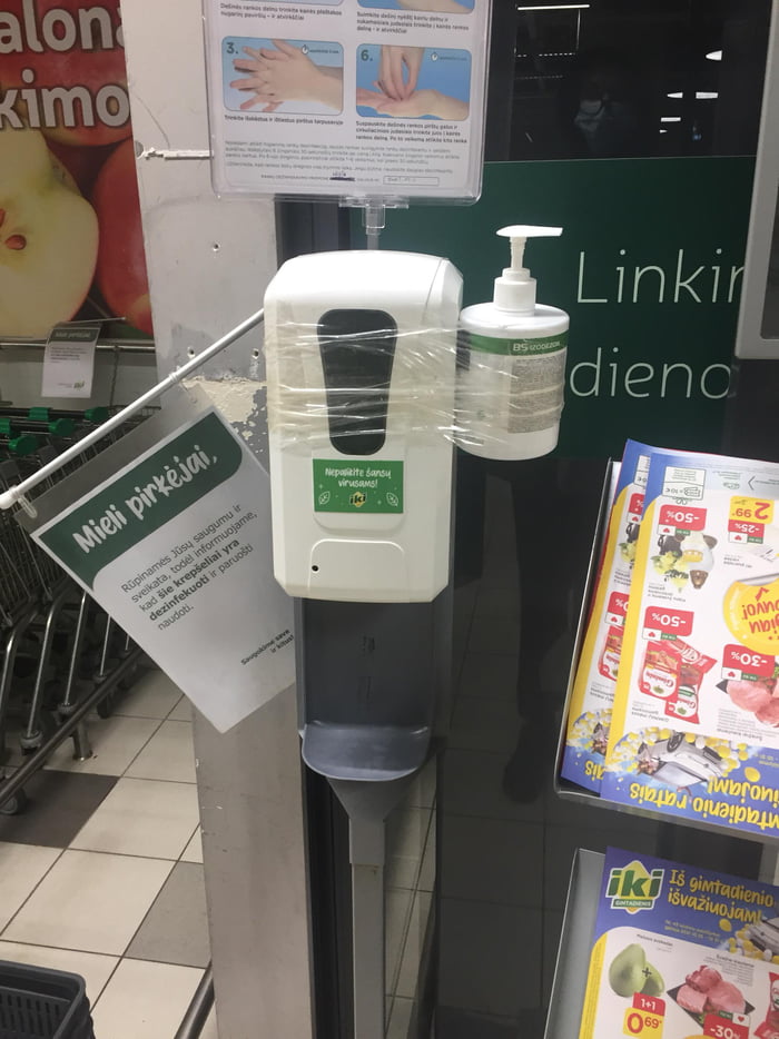 Refilled the hand sanitizer boss 9GAG