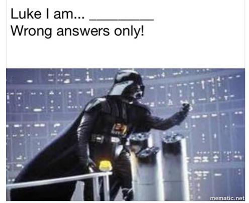 Wrong Answers Only 9gag