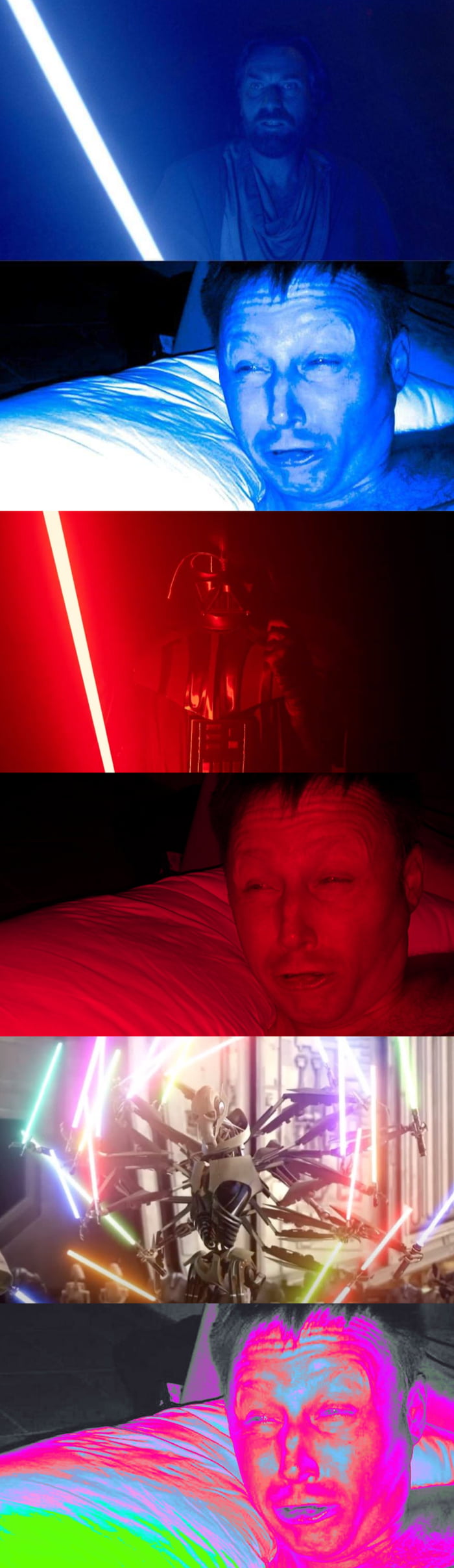 Watching star wars in bed be like - 9GAG