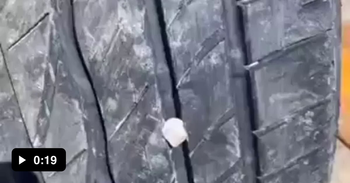 How to easily remove little stones from tires 9GAG