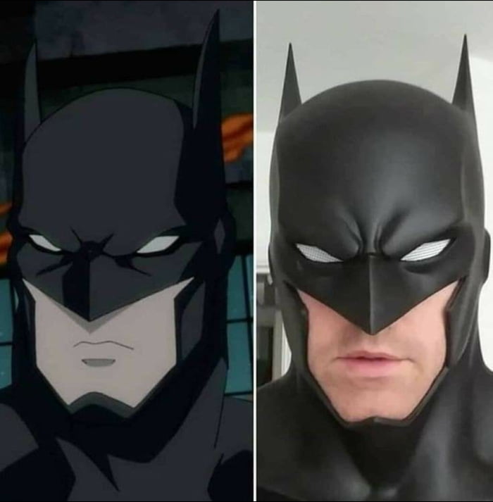 So.. why isn't white outed eyes for live-action batman a thing? - 9GAG