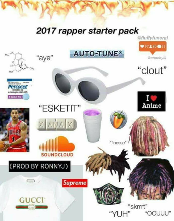 Rapper Starter Pack 9gag