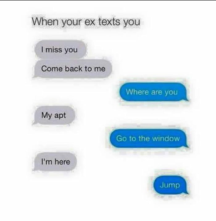 Your texts you ex when 7 Texts