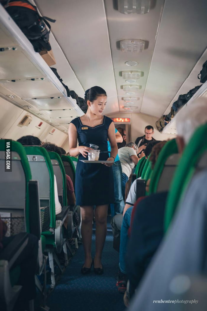 Stewardess On Air Koryo North Korean Airlines 9gag