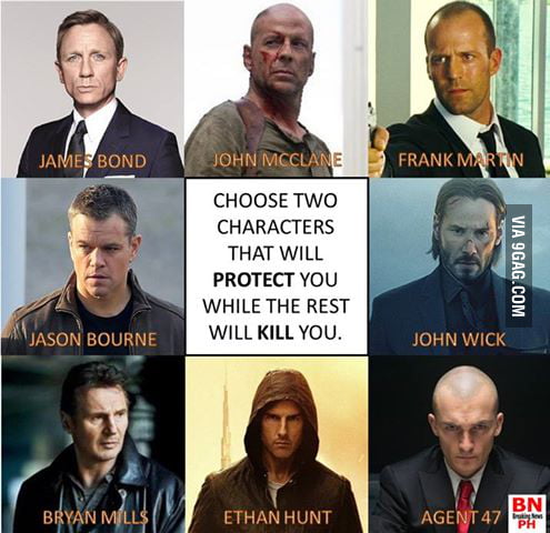 Frank Martin And Jason Bourne 9gag