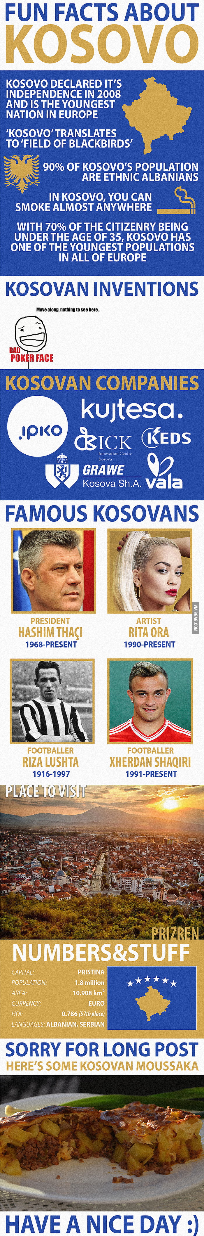 Fun Facts About Kosovo 9gag 1385