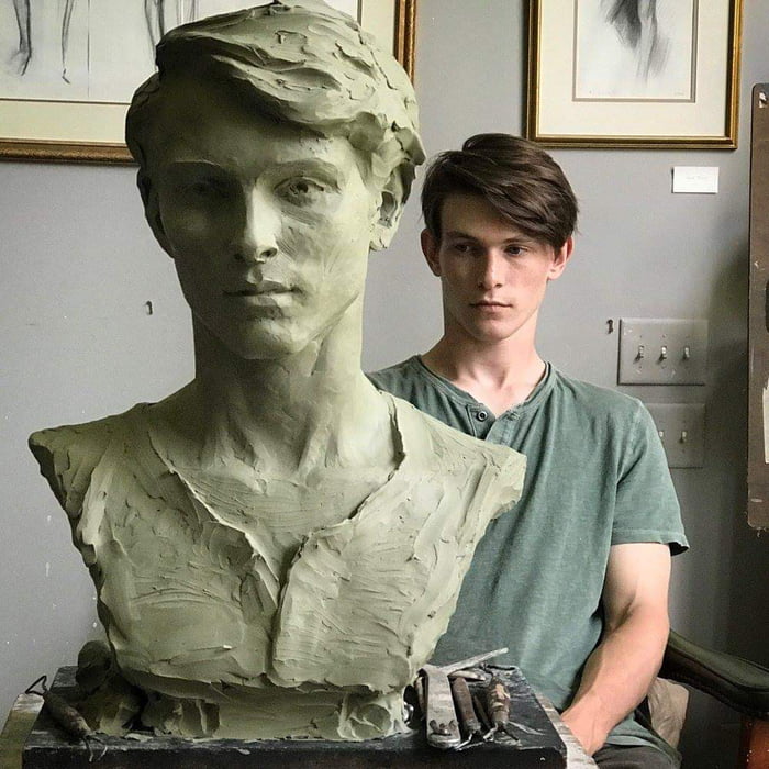 This awesome clay sculpture 9GAG