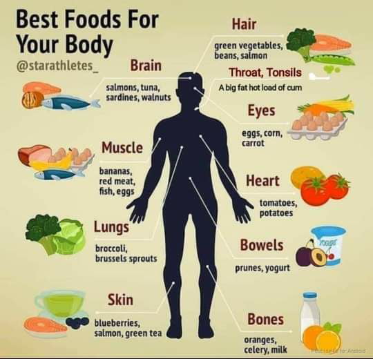 Foods that does your body good - 9GAG