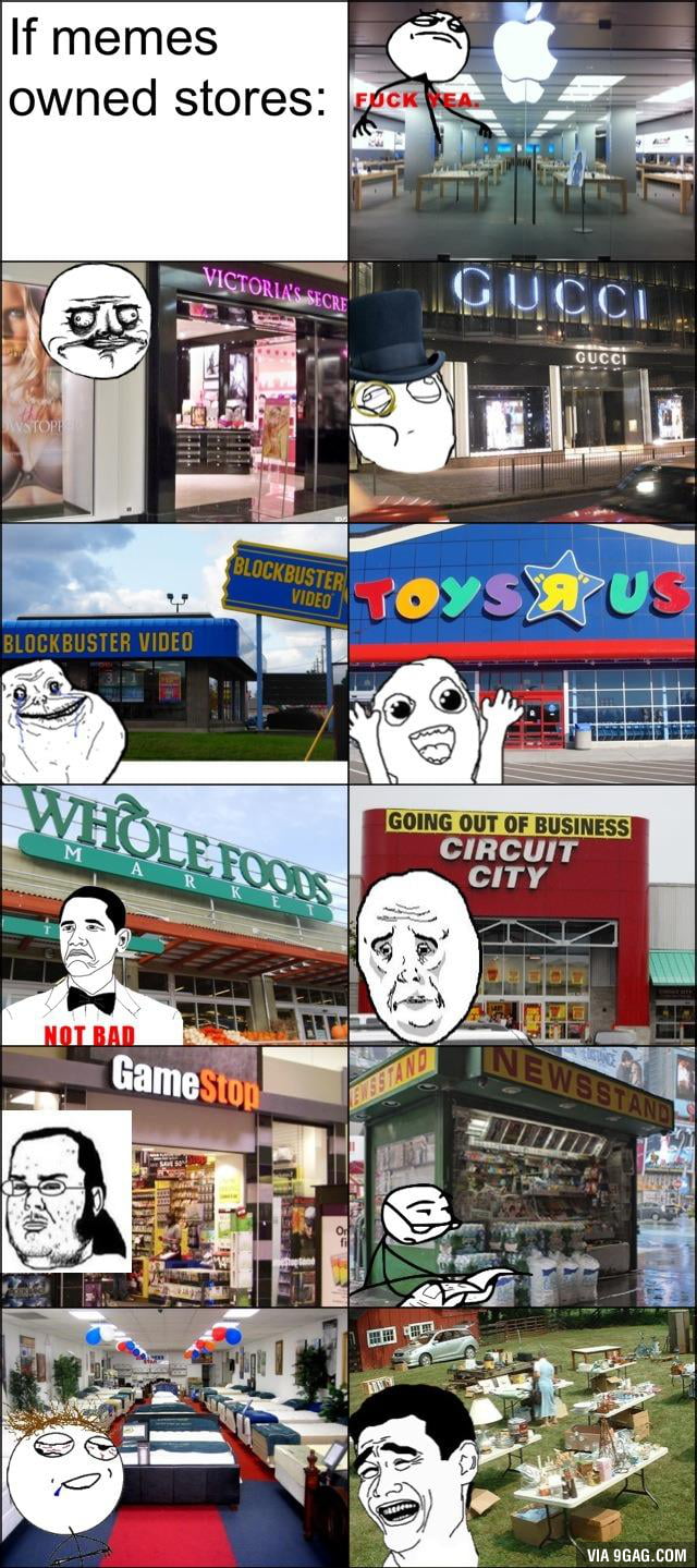 If Memes Owned Stores! - 9GAG