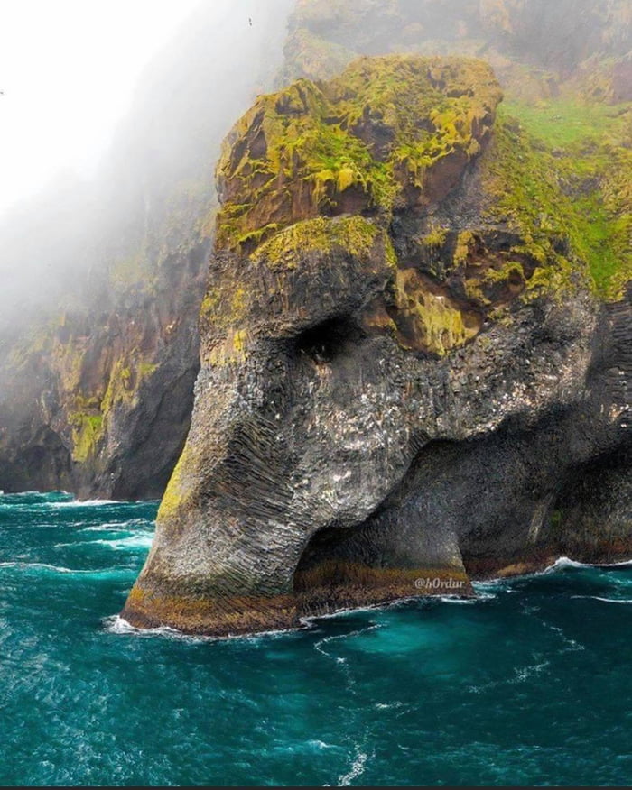 Lundey Island Fortnite Elephant Rock Is A Natural Rock Formation In Heimaey Iceland Part Of The Westman Islands Or Vestmannaeyjar The Basalt Rock Structure Is Completely Natural But Remarkably Largely Resembles That Of An