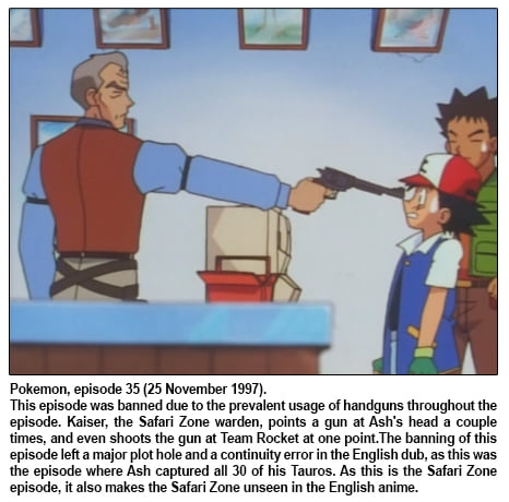 The First Pokémon Episode To Be Banned In The US