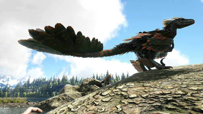 How epic does the Deinonychus look in Valguero ? : r/ARK