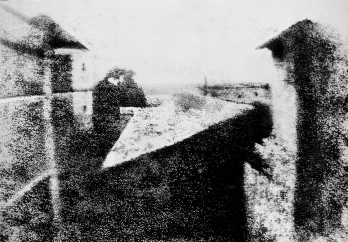 The world’s first photograph made in a camera was taken in 1826 by ...