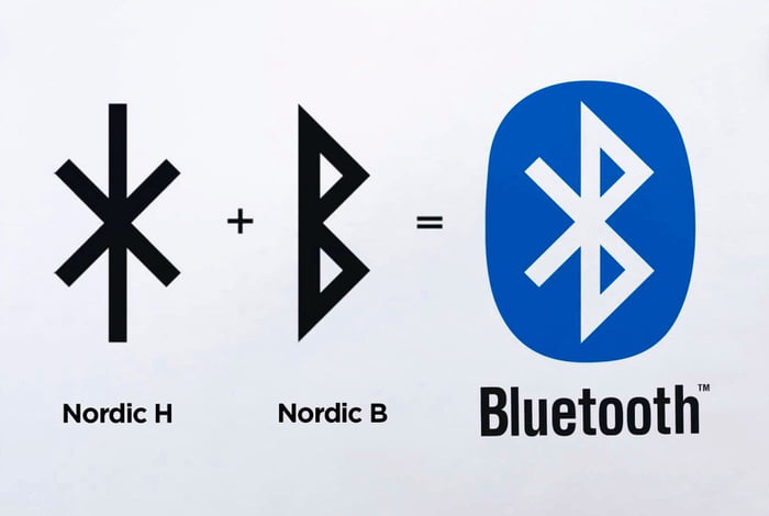 TIL the meaning behind the Bluetooth symbol - 9GAG