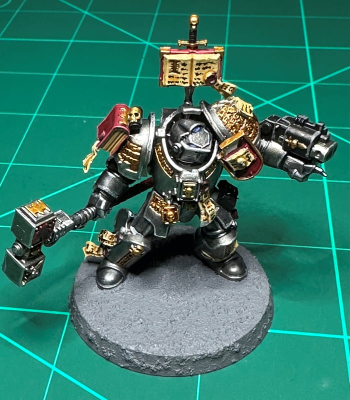 New to miniature painting. This is my first ever Grey Knight and 3rd ...