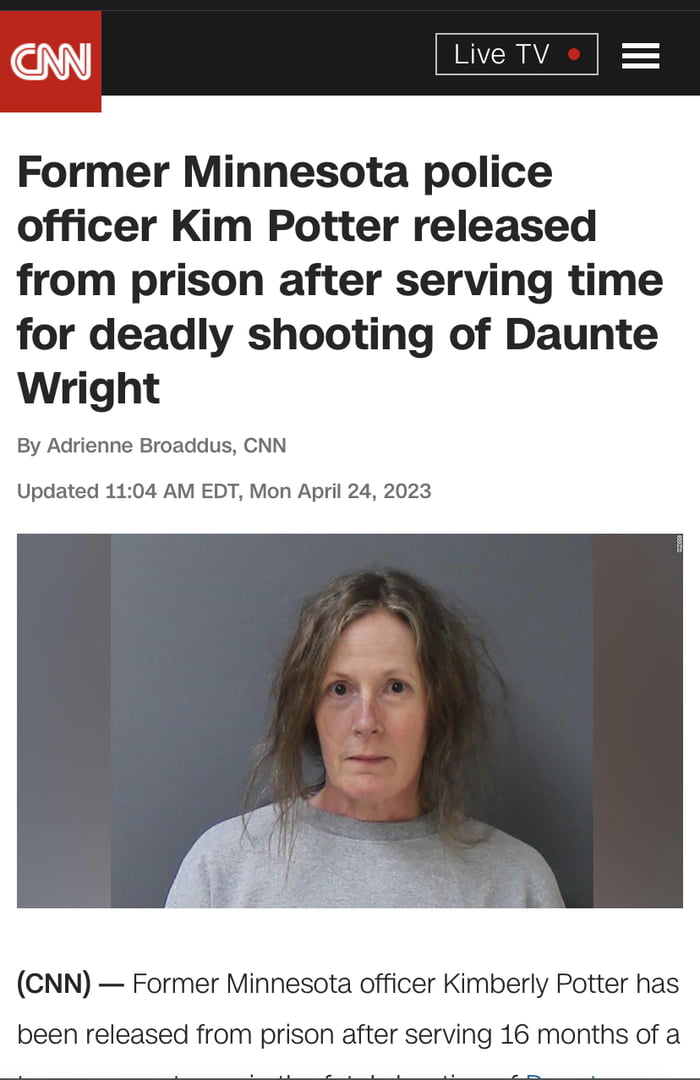 She would have only gotten a paid suspension if she shot a white dude