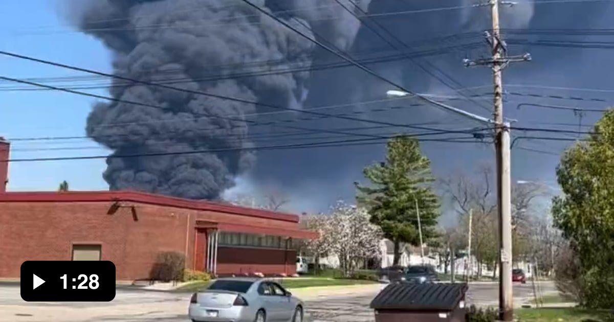 Urgent Evacuation Ordered as Massive Fire Engulfs Plastic Recycling