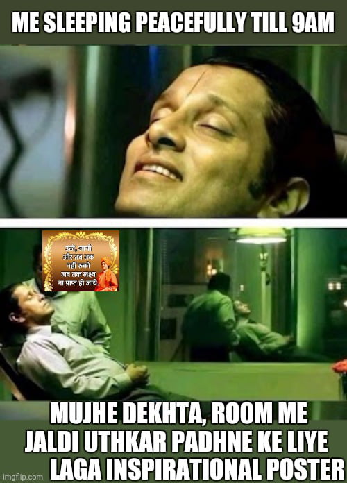 Ek to nind aati nahi, aati hai to jaldi jaati nahi - 9GAG