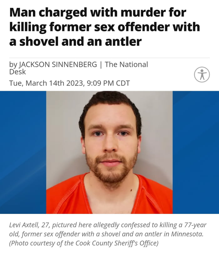 So A Sex Offender A Shovel And An Antler Walk Into A Bar 9gag