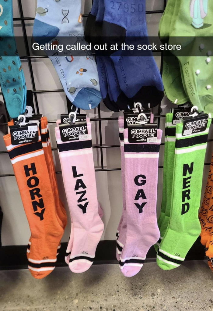 Alright Whos Wearing These Socks 9gag