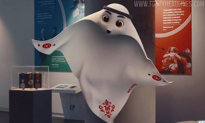 Is it just me, or does La'eeb, the official mascot of FWC - Qatar look ...