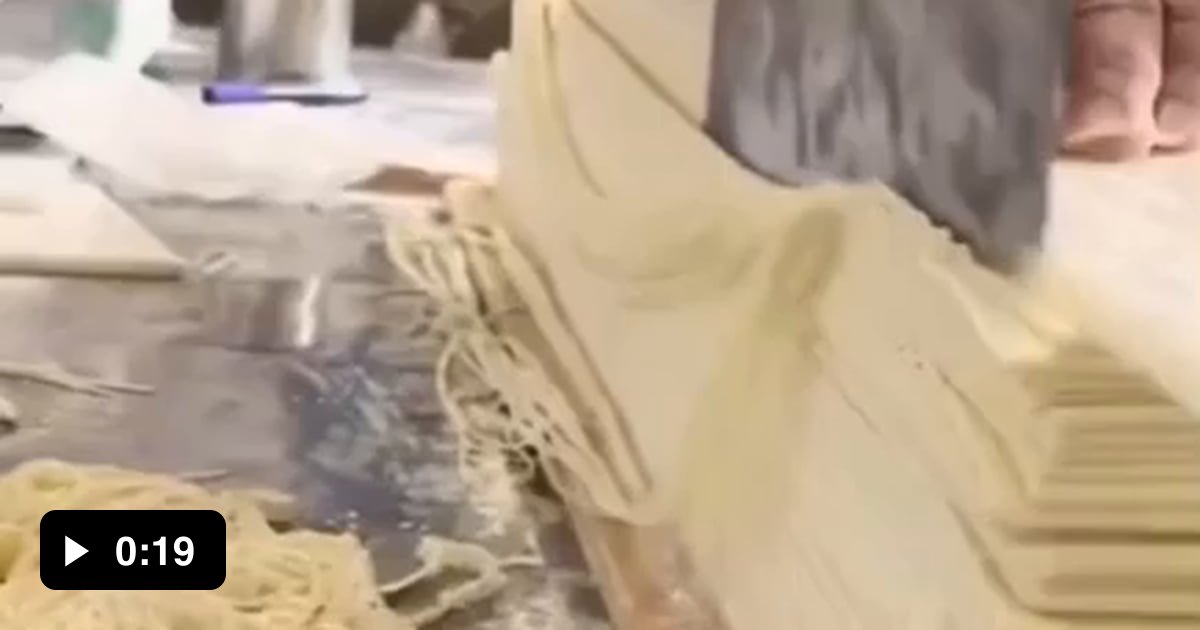 The Way These Noodles Are Made 9GAG   AEqo80N Ogimage 