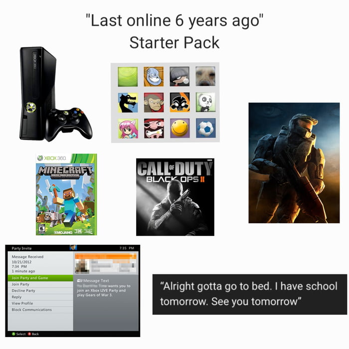 "Last online 6 years ago" Starter Pack - 9GAG
