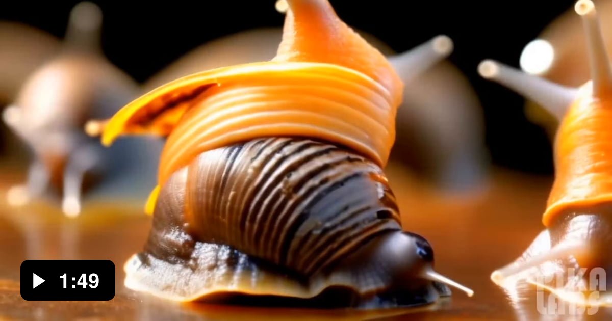 A documentary about snails buts all made with AI 9GAG