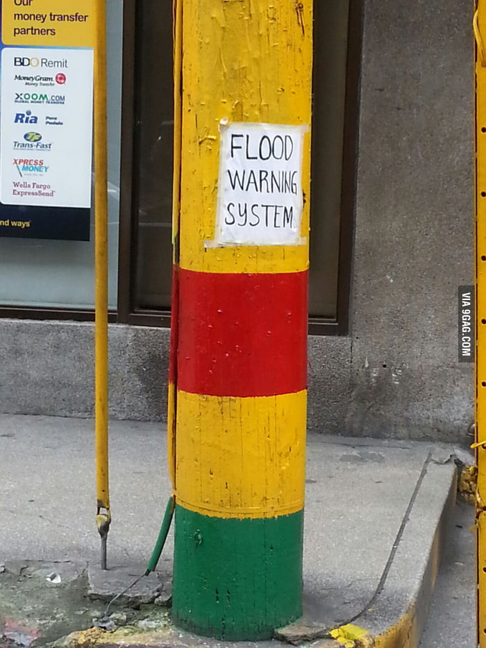 Philippines'most sophisticated flood warning system 9GAG