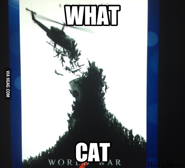 World War Z Movie Poster Cat