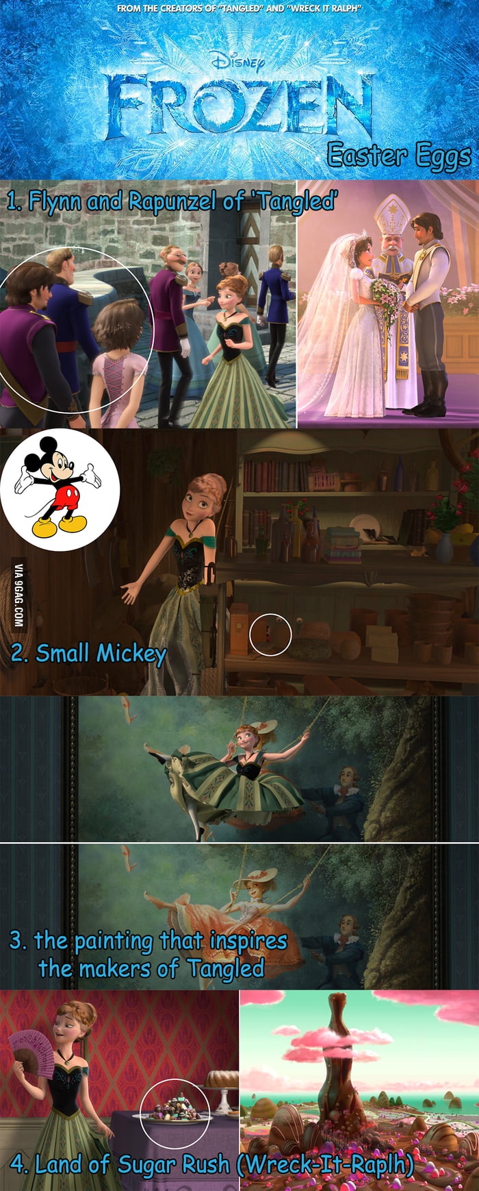 Easter Eggs of Frozen - 9GAG
