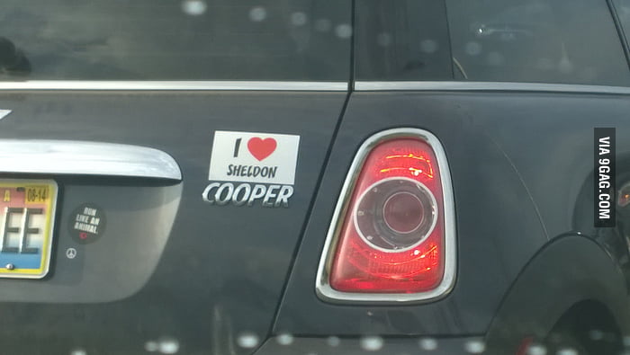 Great use of a bumper sticker - 9GAG