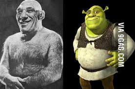 Shrek is based on 1940 French Pro-Wrestler Maurice Tillet, who had a ...