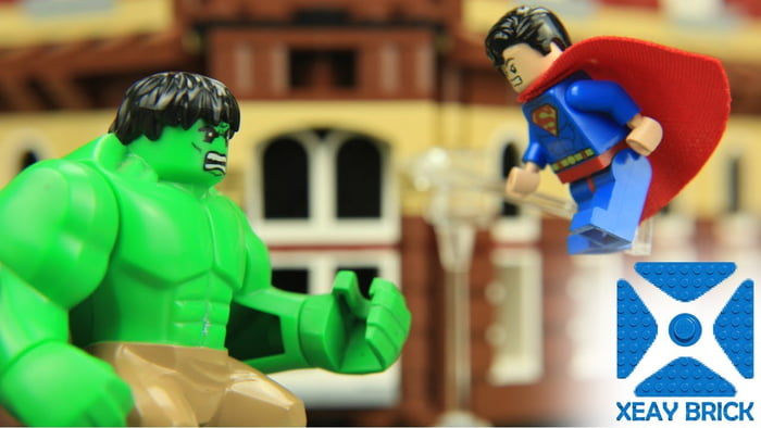 lego superman vs hulk