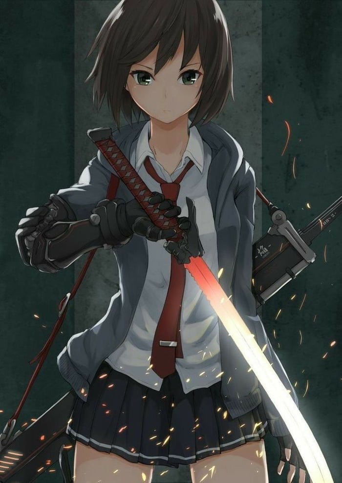 Anime Girl With Sword 6 9gag