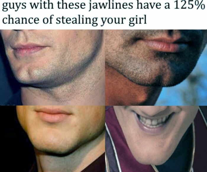 Jawline number one 9GAG