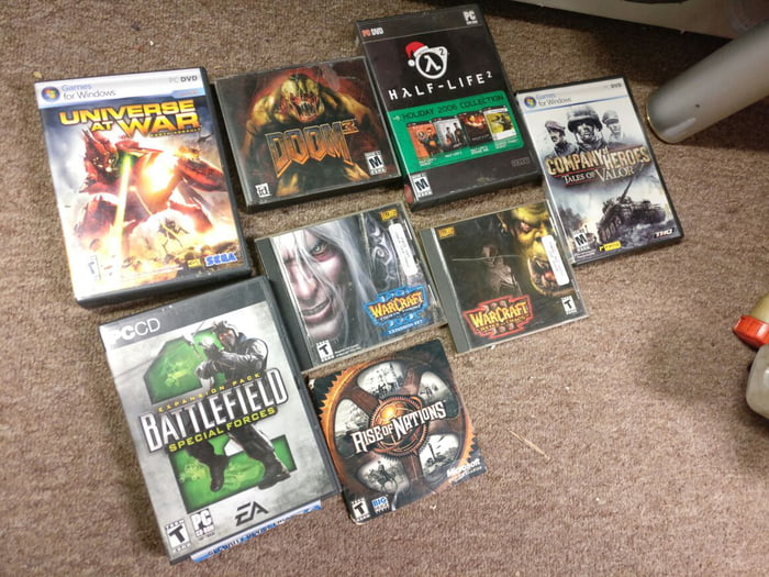 I work at the pawn-shop and I bought a box of PC games. take a look ...