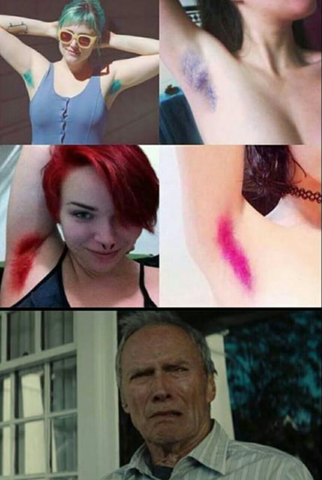 What Do You Think About The Trend Of The Colored Armpit Hair 9gag