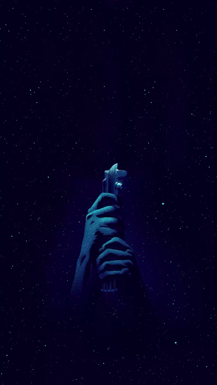 Star Wars Live Wallpaper Iphone Light Saber Blue 9gag