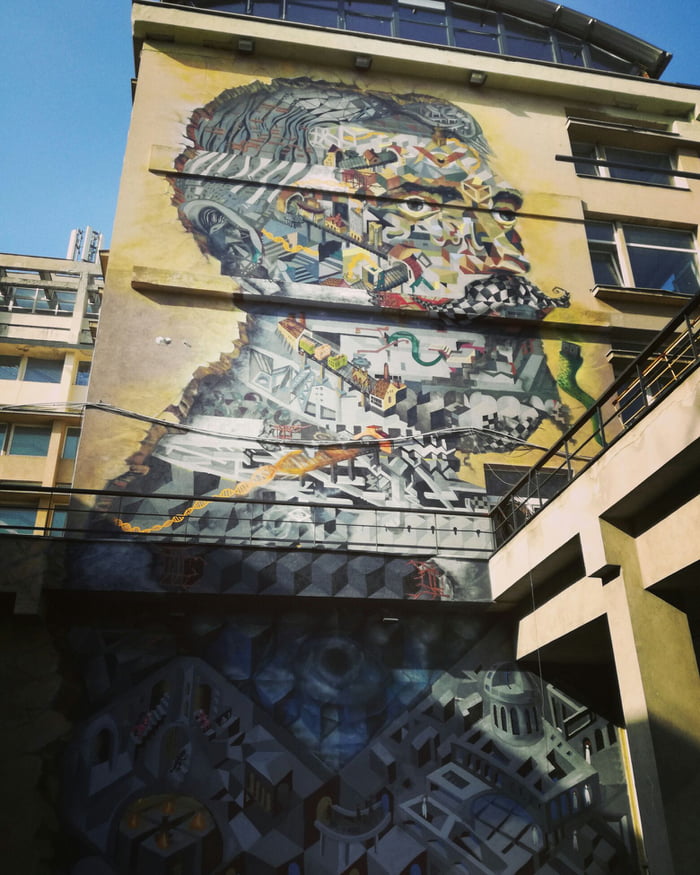 Graffiti on a wall at my university (Romania) - 9GAG