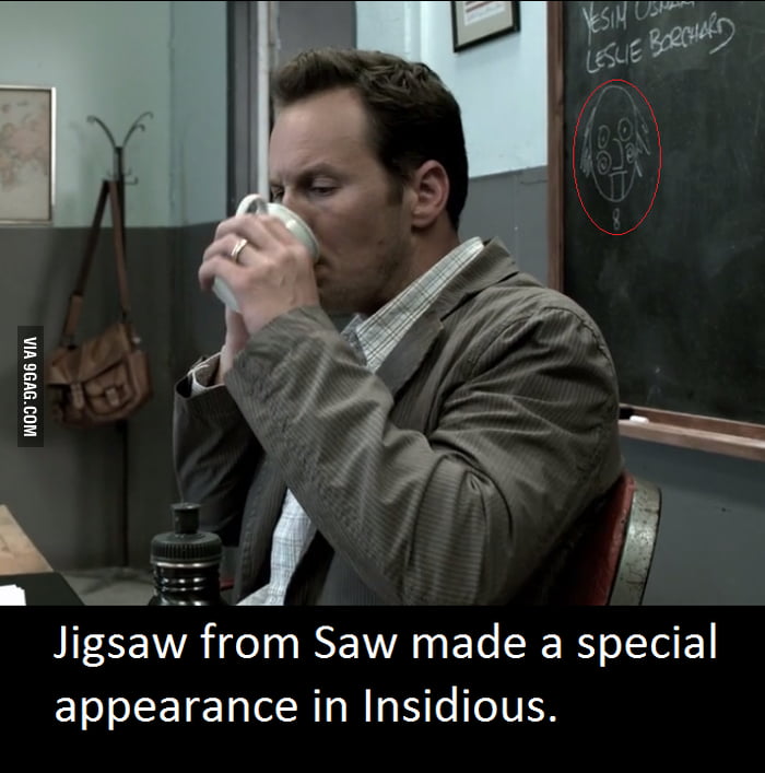 Jigsaw in Insidious 9GAG