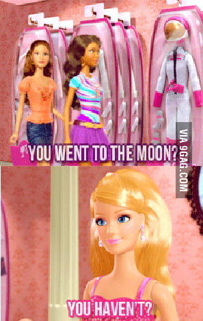 Calm your shit Barbie, not everyone has privileges like you - 9GAG