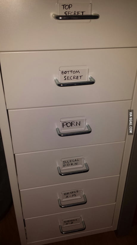 The Ikea File Cabinet Came With Drawer Labels 9gag