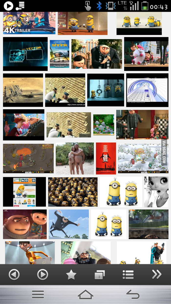 This shows up when I was looking for images of Despicable Me... - 9GAG