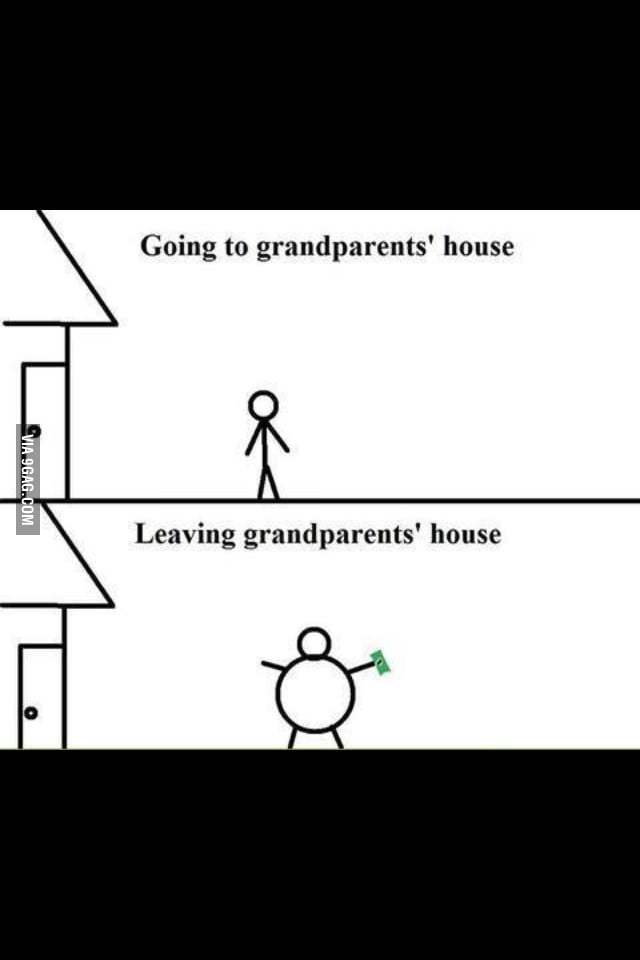 That happens to me everytime I go to grandma house - 9GAG