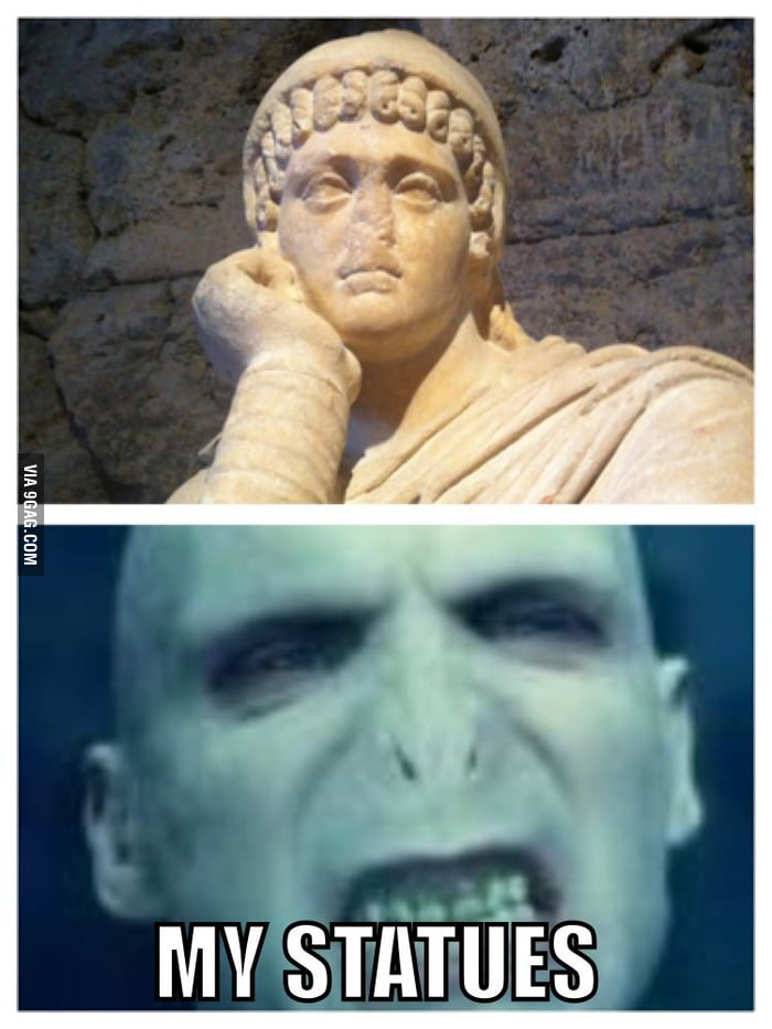 You know how all ancient statues have no noses... 9GAG
