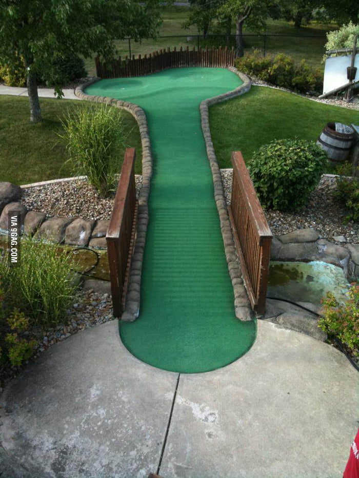 Someone Thought Long And Hard About This Mini Golf Hole Design 9GAG