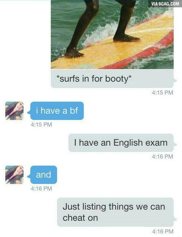 What to do when she hits you with "I have a boyfriend" 9GAG